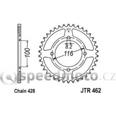 JT Sprockets JTR 462-50 | Zboží Auto