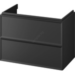 Cersanit S1017-003 - Подвесен шкаф за баня под мивка MILLE 80x45 cm черен (CS0247)