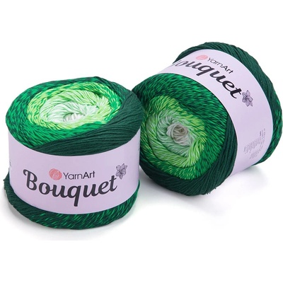 Yarn Art Bouquet 720 variace zelené