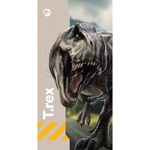 Jerry Fabrics Сива памучна детска кърпа 70x140 cm Jurassic World "Rebirth" - Jerry Fabrics (24TW233)