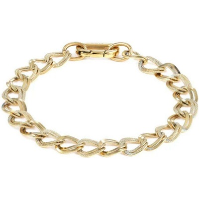 Bangles.cz náramek chirurgická ocel řetězový zlatý 2784
