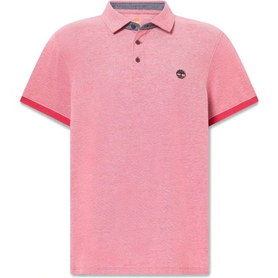 Timberland Мъжка поло тениска Timberland Baboosic Brook Oxford Short Sleeve Polo shirt - American Beauty (216-6057-0512)