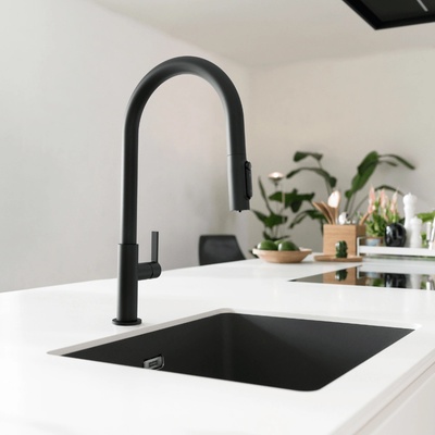 Franke Смесител за кухня FRANKE, Maris Slim Clear Water J Pulldown (Maris Slim Clear Water J Pulldown)