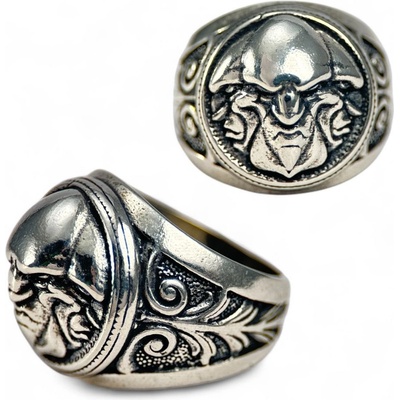 Drakkaria TRIGLAV slovanský stříbrný prsten P35820