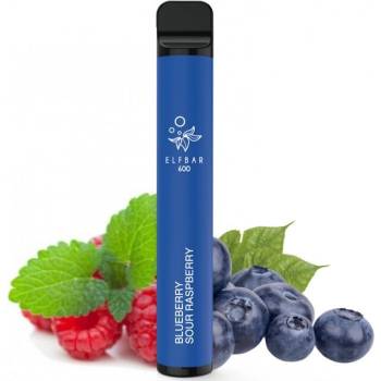 Elf Bar 600 V2 Blueberry Sour Raspberry 20 mg 600 poťahov 1 ks