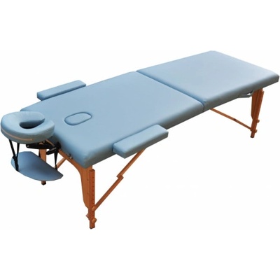 ZENET Преносима масажна кушетка Zenet ZET-1042 размер S, Дървена, светлосиня (ZET-1042-S)