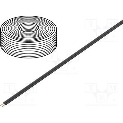 Donau 218-11 2x0,14mm² černá 5 m