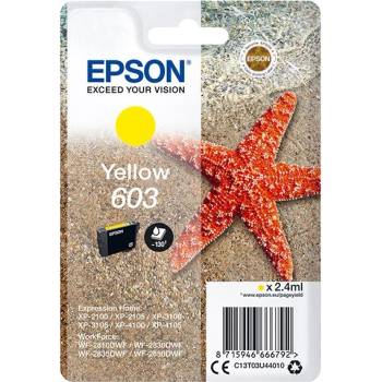 Epson original ink C13T03U44010, yellow, 2.4ml (C13T03U44010)