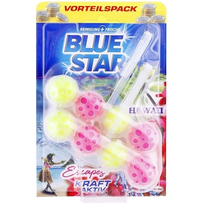 BLUE STAR Kraft Aktiv Závěsný čistič WC Hawaii 2 x 50 g