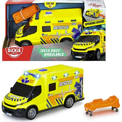 Dickie 203713014 IVECO DAILY AMBULANCE žlutá
