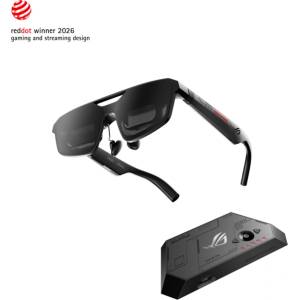 Meta ASUS геймърски очила ROG XREAL R1 - Micro-OLED дисплей, честота на опресняване 240 херца за игри (90LJ00M5-B01670)