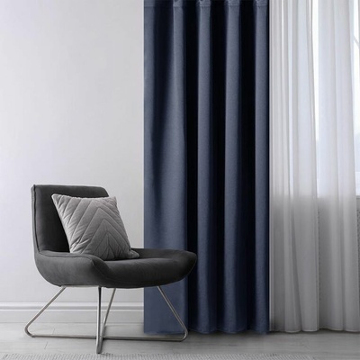 Zatěmňovací závěs blackout RESTILO indigo 140 x 245 cm 1 ks