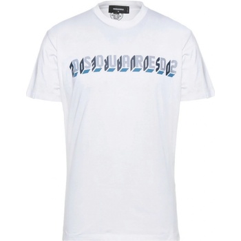 DSQUARED2 Mirror White tričko bílá