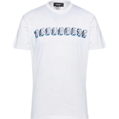 DSQUARED2 Mirror White tričko bílá