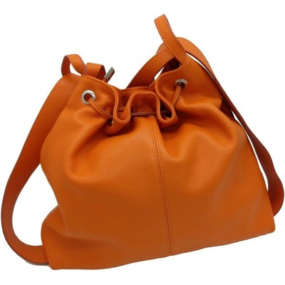 Donatella dámská kožená kabelka 716819 PAPAYA