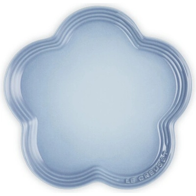 Le Creuset - servírovací tanier Kvietok 23cm, Coastal Blue