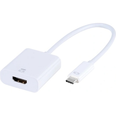 Адаптер Vivanco 45253, от USB Type C(м) към HDMI(ж), до 4096x2160 резолюция, 0.15м, бял (45253)