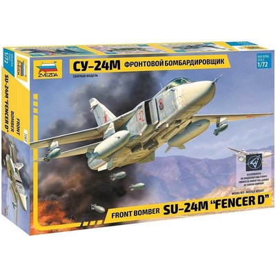 Zvezda Model Kit letadlo 7267Front bomber Su 24M Fencer D 1:72