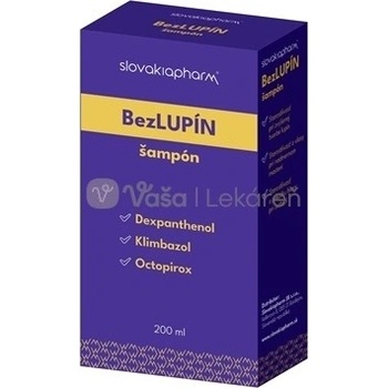 Slovakiapharm BezLUPÍN šampón 200 ml šampón proti lupinám