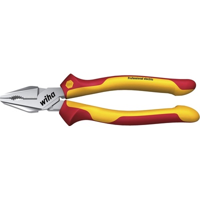 Wiha Silné kombinované kleště Professional electric s DynamicJoint® a OptiGrip se zvláště dlouhým stříhacím břitem 225 mm, 9" 26717