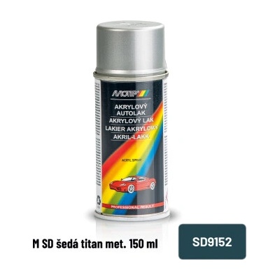 Motip sprej Škoda akrylový autolak 150 ml SD9152 šedá titan metalíza