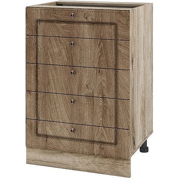 ИРИМ Долен кухненски шкаф Сити АРФ-Дъб натурал-06-29 60 см