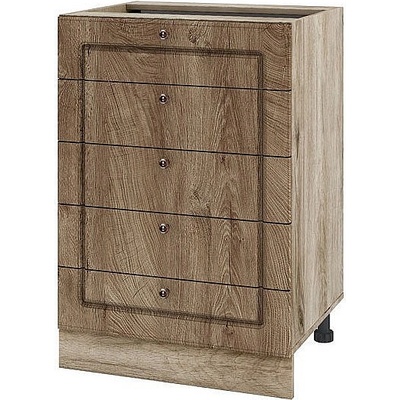 ИРИМ Долен кухненски шкаф Сити АРФ-Дъб натурал-06-29 60 см