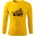 DRAGOWA FIT-T Тениска с дълъг ръкав Nabis, жълта, 160 г/м2 (8403)