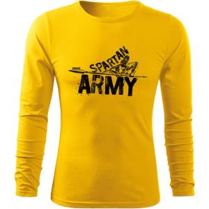 DRAGOWA FIT-T Тениска с дълъг ръкав Nabis, жълта, 160 г/м2 (8403)
