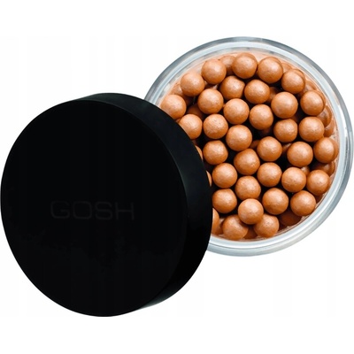 Gosh Precious Bronzer v guličkách Powder Čierne saténový finiš 25 g