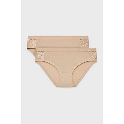 COTONELLA 2 PACK klasických nohavičiek Michela béžová