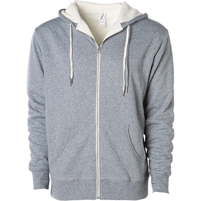 Independent unisex mikina na zip EXP90SHZ Salt-N-Pepper