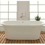 Inter Ceramic Свободностояща вана Inter Ceramic, бял акрил, 166x73.5 см (LB 1808 W)