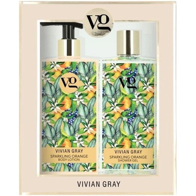 VIVIAN GRAY SPARKLING ORANGE Shower Gel + Body Lotion 2x350 ml - sprchový gél a telové mlieko