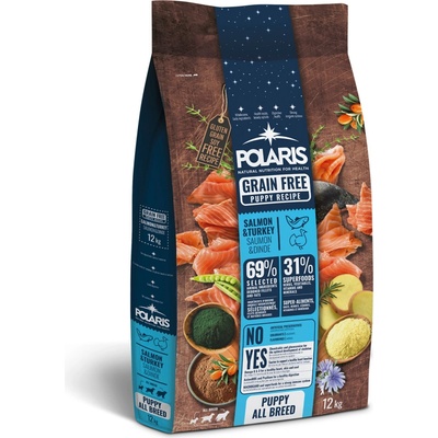 Polaris Grain Free pes Junior losos krůta 12 kg
