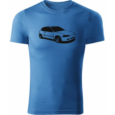 Tričko Honda Civic 5G Hatch pánske tričko oranžová biele