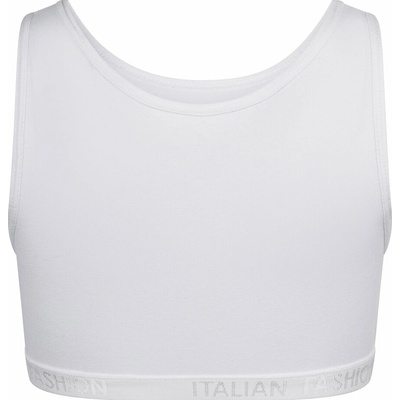 Italian Fashion dievčenský podprsenkový top Nikola Biela