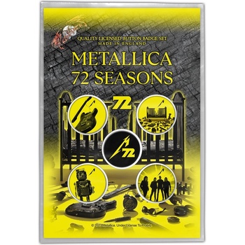 RAZAMATAZ Значки metallica - 72 seasons - razamataz - bb100