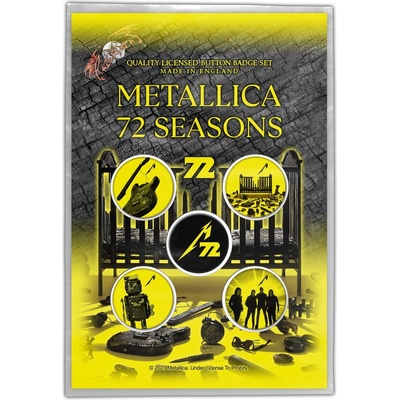 RAZAMATAZ Значки metallica - 72 seasons - razamataz - bb100