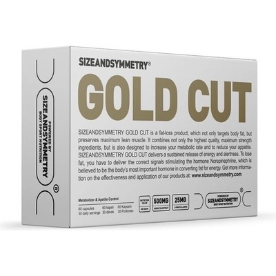 SizeAndSymmetry Gold Cut 60 kapslí