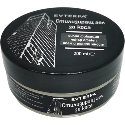 Evterpa гел за коса, За невероятна прическа, Мокър ефект, 200мл