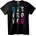 NOONEBRAND Тениска Унищожен Градски Стил - 6XL, Black