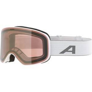 Alpina Ски маска Alpina Slope Q-Lite Mirror S2 (VLT 28%) Ski goggles - White Matt / Mirror Gold - размер One Size (417-4050-0111)