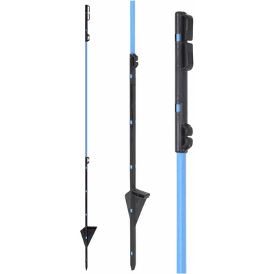 Modrá náhradná sklolaminátová tyč pre elektrický ohradník - 90 cm