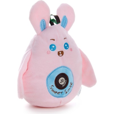 JK ANIMALS plyšový zajíček, plyšová pískací hračka 16 cm