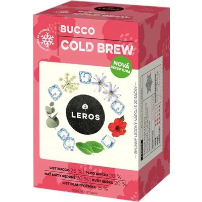Leros COLD BREW BUCCO bylinná zmes 20 x 1,5 g