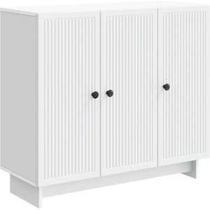 vidaXL Служебен шкаф Бяло 89 x 34, 5 x 80 см Инженерна дървесина (893955)