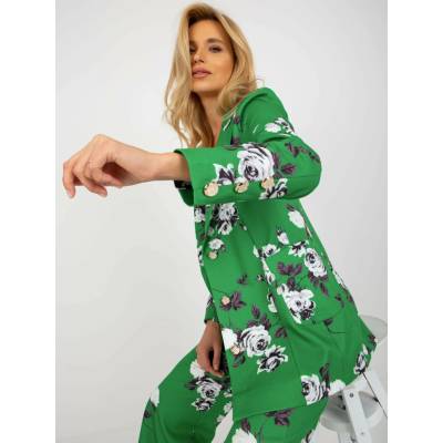 Sako s květinovým potiskem LK-MA-508918.18P-GREEN