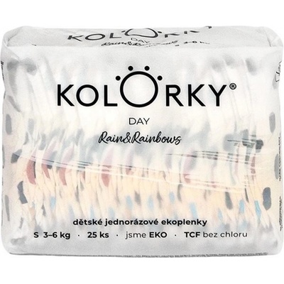KOLORKY DAY eko déšť&duhy M 5-8 kg 21 ks