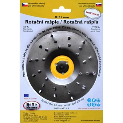 Rašple extra hrubá, 125 mm